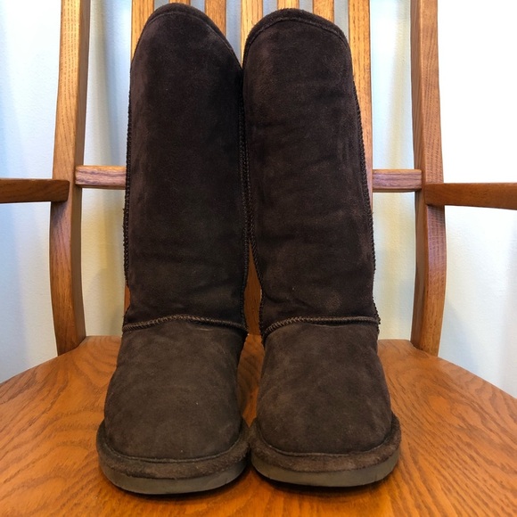 Bear Paw Suede Boots Dark Brown, Size 7 - Picture 5 of 11